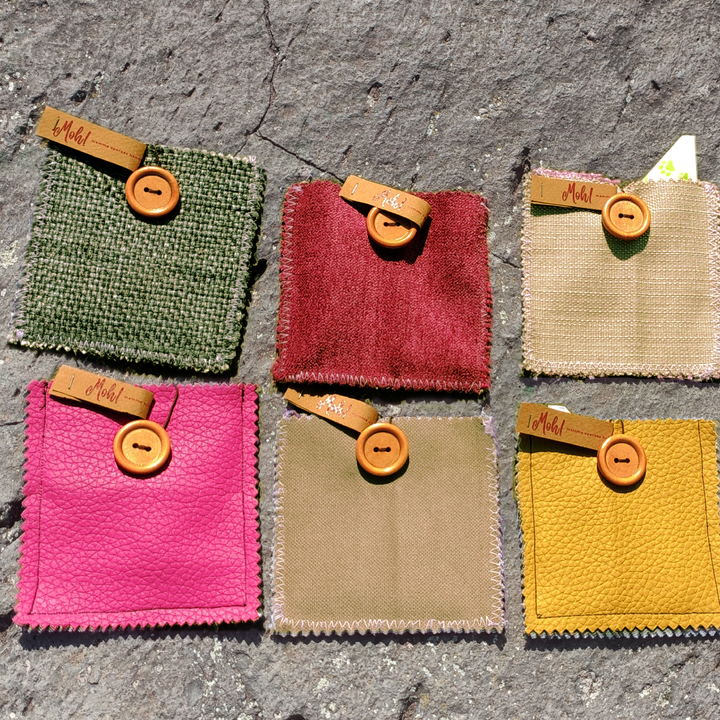 Pochette Ostia 10x10 cm in cotone