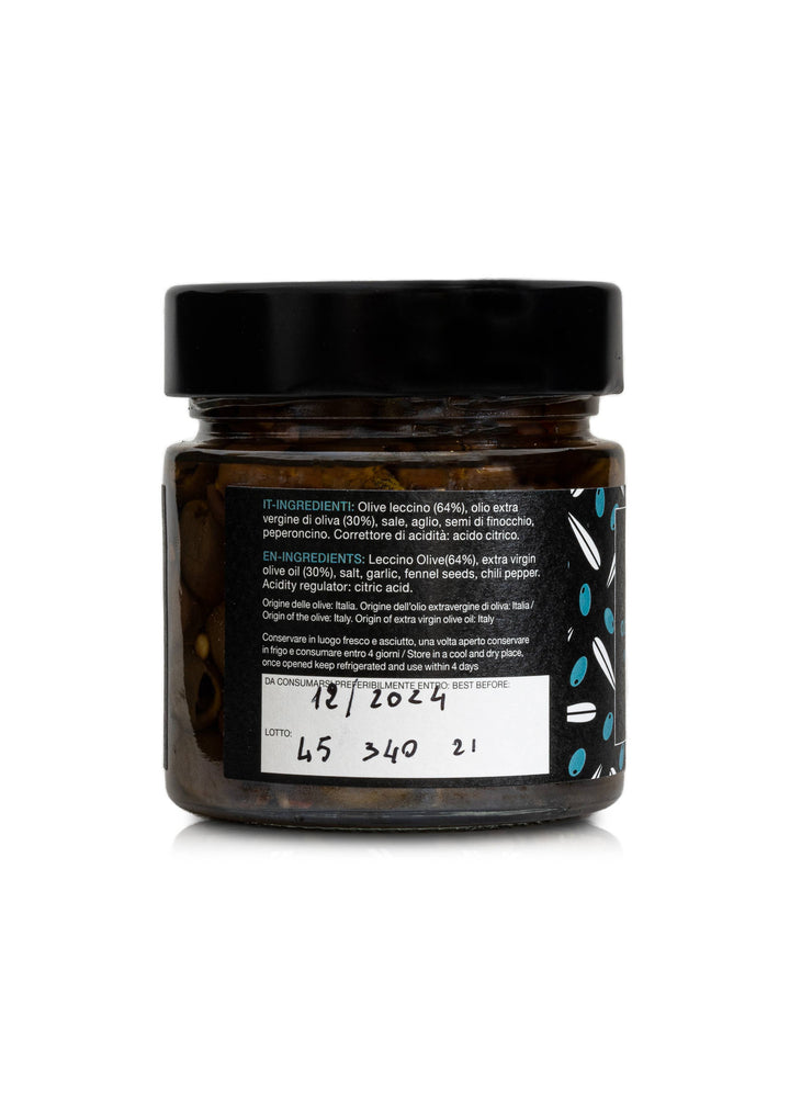 Pitted Leccino Olives 230g
