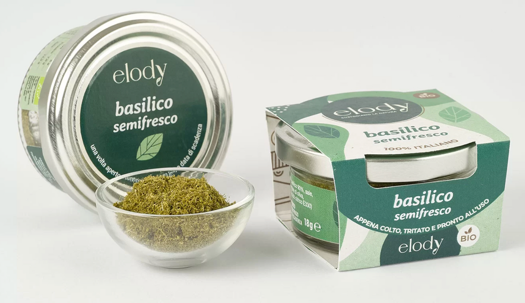Basilico semifresco biologico 18g