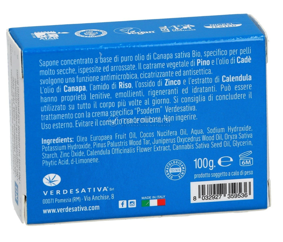 Bio concentrated solid soap re-epithelizing PsoDerm 100g