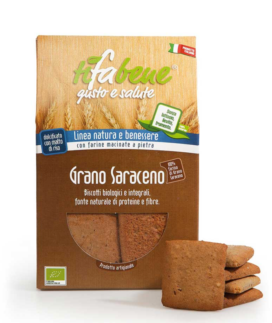 Biscotti grano saraceno e mandorle biologici 250g
