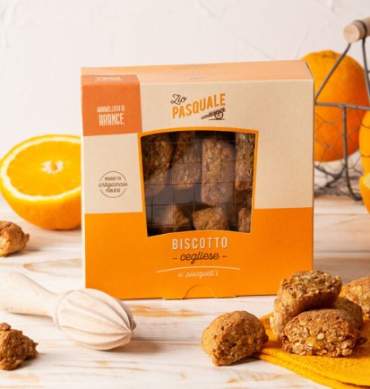 Galletas de naranja Cegliese sin gluten
