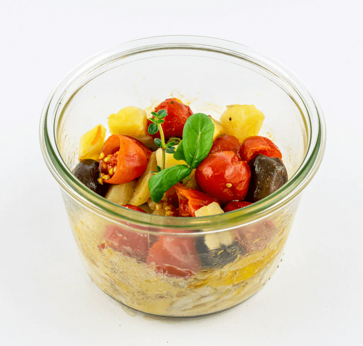 Filete de lubina con aceitunas y tomates cherry 170g