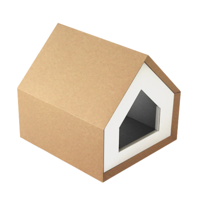 Cat house with scratching post (included)