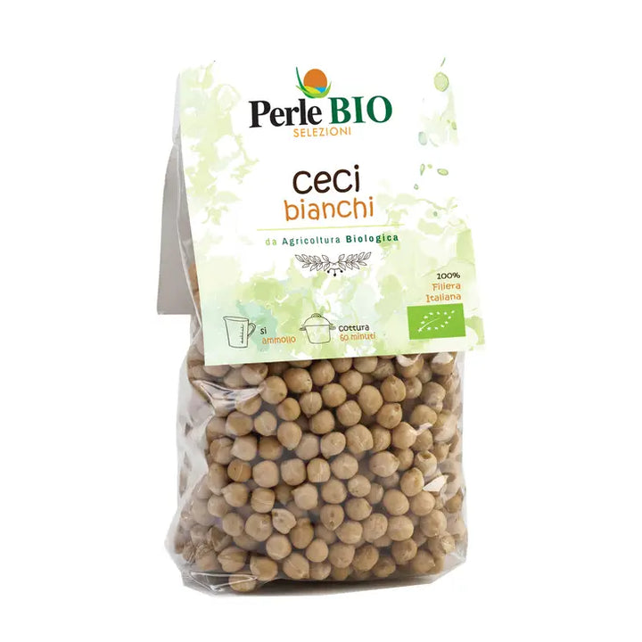Organic white chickpeas 400g
