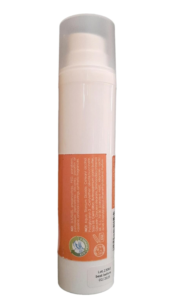 High protection natural sun cream SPF50 100ml