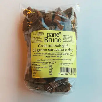 Crostini di grano saraceno e riso biologici 200g