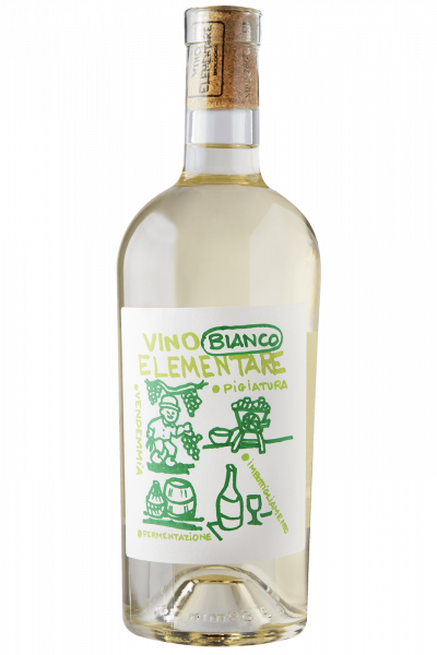 Vino Elementare Bianco Bellone IGP biologico 2021 1 lt