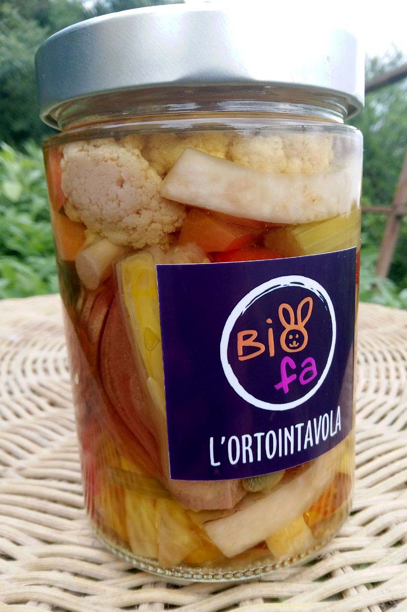 Giardiniera classica di verdure miste sott’olio 485g - ZiaCris