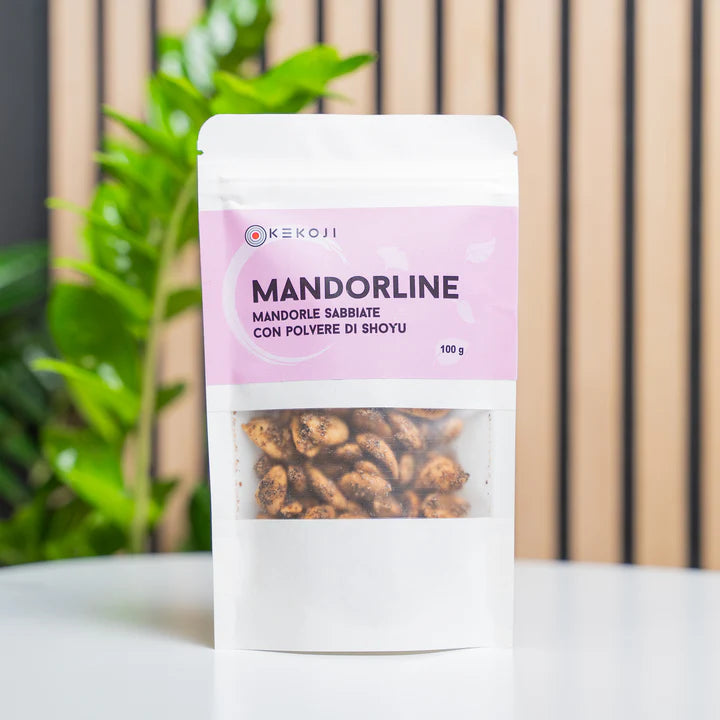 Mandorle sabbiate con polvere di Shoyu 100g