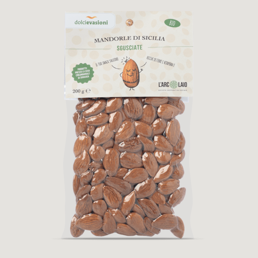Mandorle di Sicilia sgusciate bio 200g