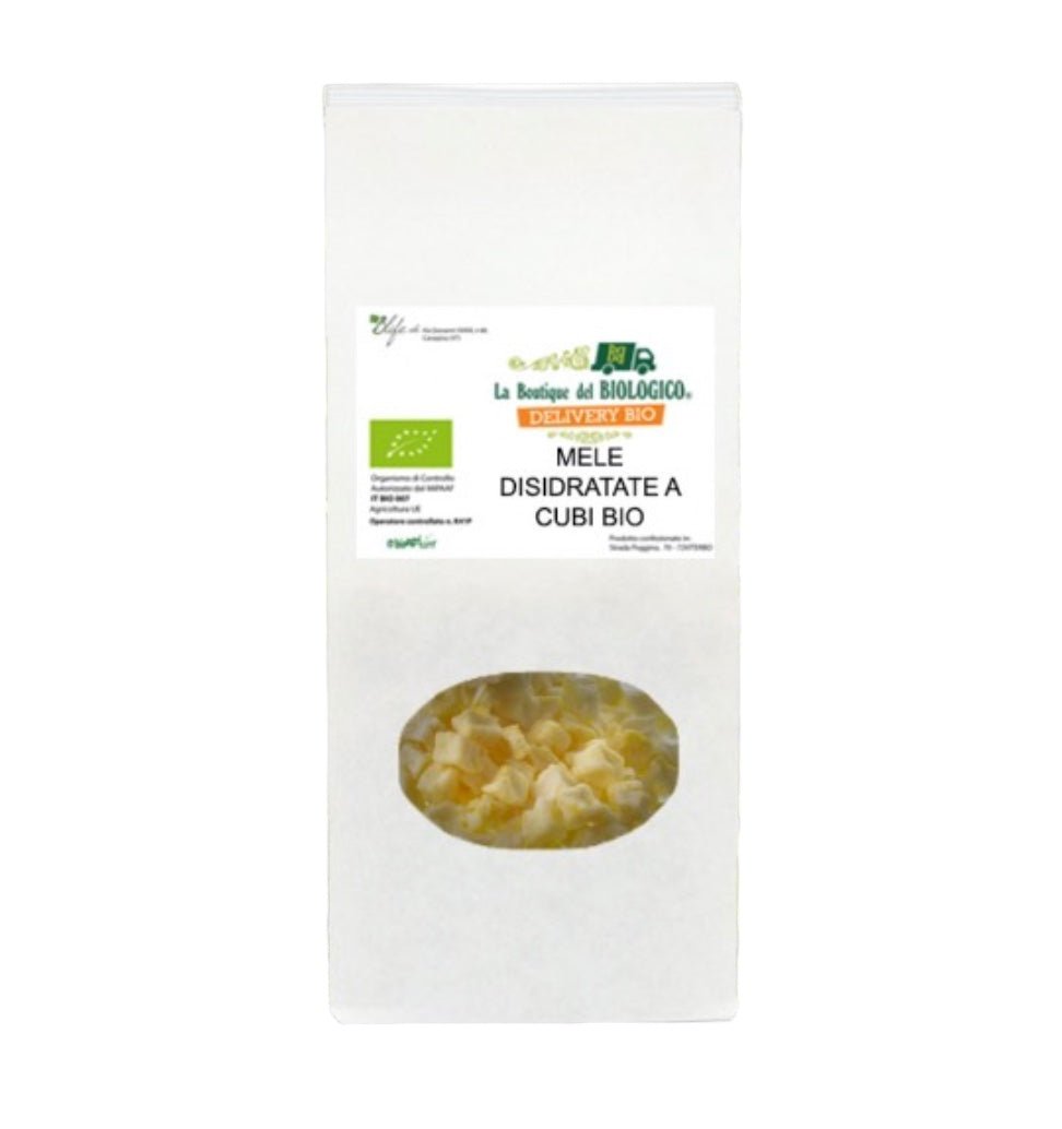Mele disidratate a cubi bio 100g - ZiaCris
