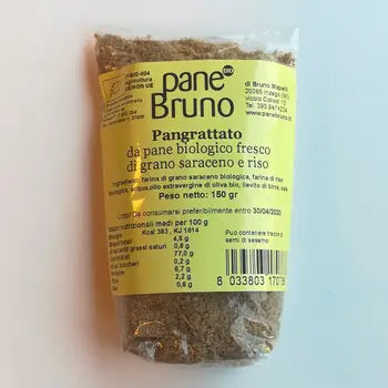 Pangrattato di grano saraceno e riso biologico 150g