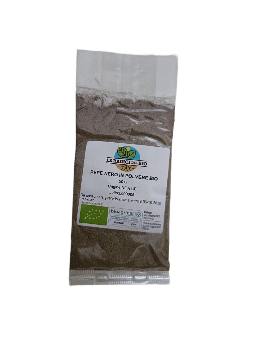 Pepe nero in polvere bio 50g