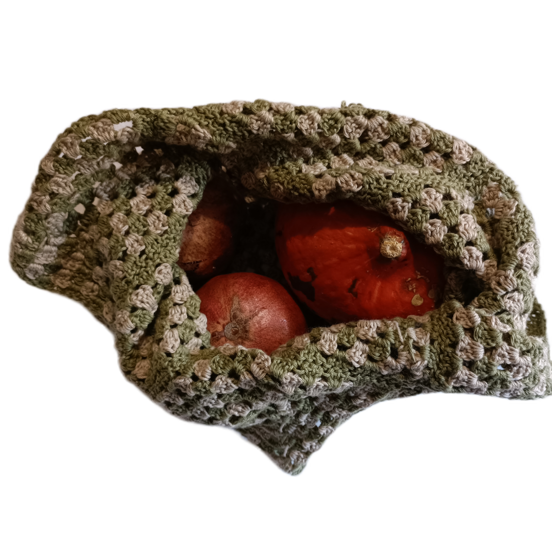 Portofino crochet bag 33x33 cm