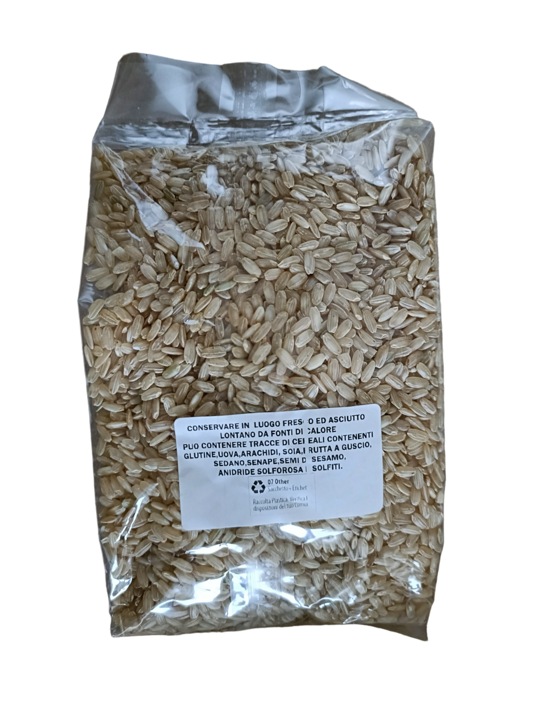 Arroz integral orgánico Bertone 500g