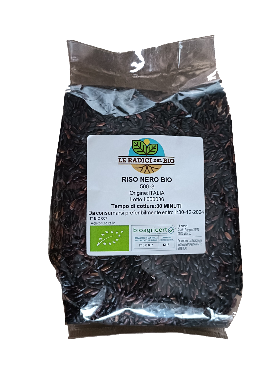 Arroz negro orgánico 500g
