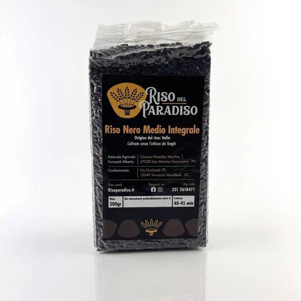 Riso Nero medio integrale sottovuoto 1kg - ZiaCris