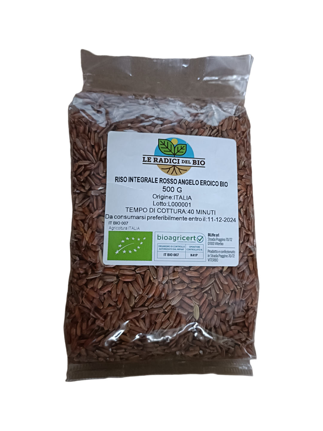 Angelo Eroico Arroz Integral Rojo Ecológico 500g