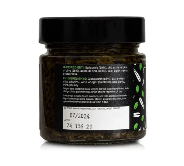 Salicornia del Gargano in extra virgin olive oil 212g