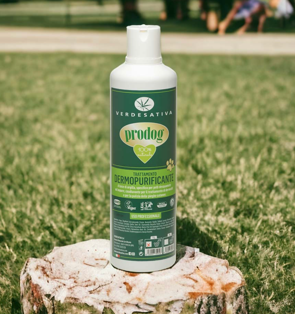 Dermopurifying dog shampoo 1lt