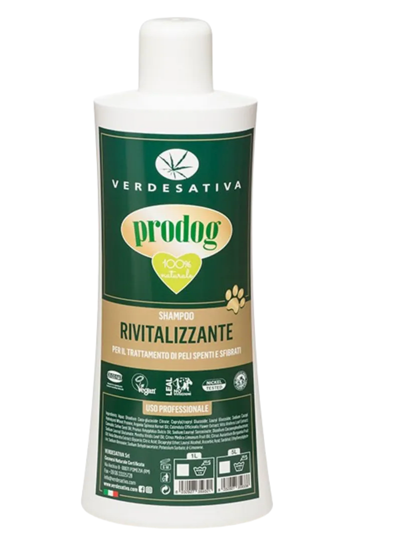 Revitalizing dog shampoo 1lt