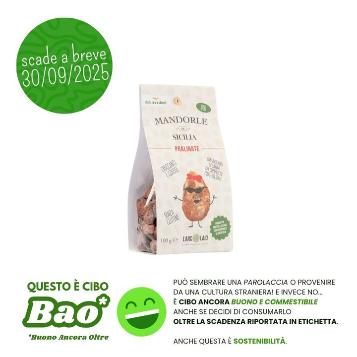 Mandorle di Sicilia pralinate bio 100g