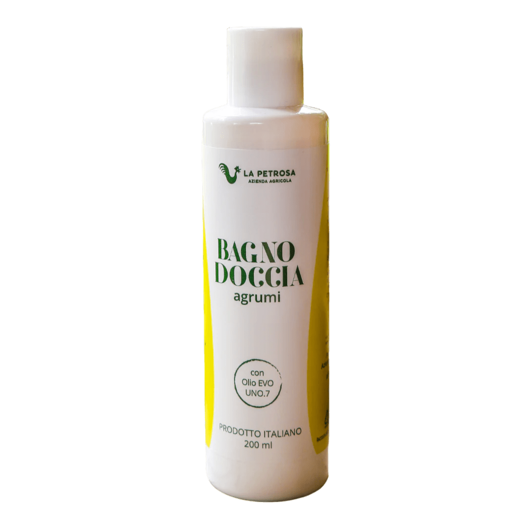 Bagnodoccia con olio evo e agrumi 200 ml Azienda Agricola La Petrosa