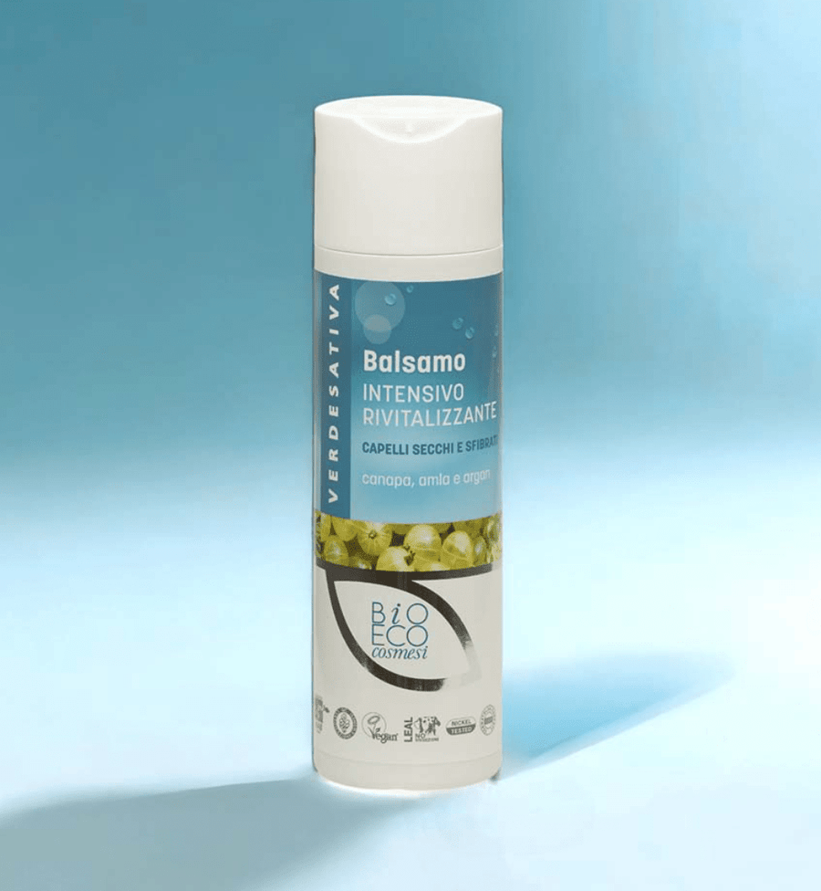 Balsamo Intensivo Rivitalizzante Canapa, Amla e Argan 200ml Verdesativa