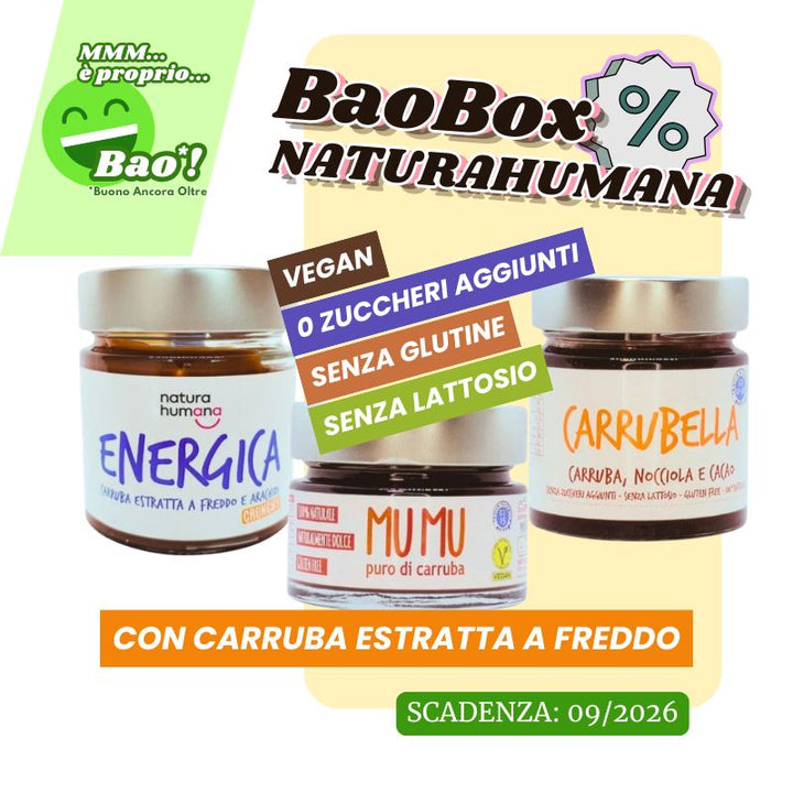 BAOBOX Creme alla carruba vegan (BuonoAncheOltre) 09/2026 ZiaCris DispensAttiva