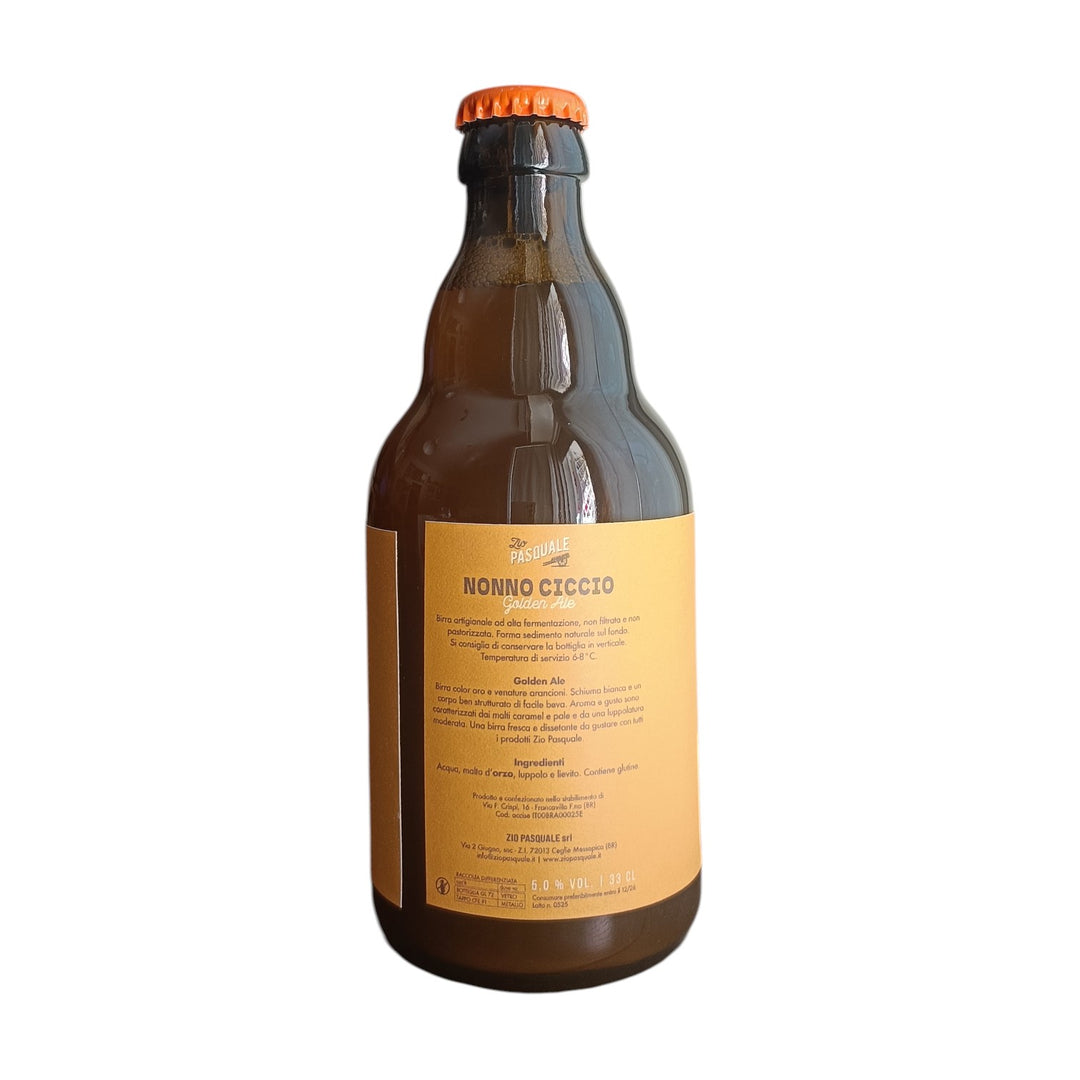 Birra artigianale Nonno Ciccio Golden Ale 6x33cl alc 5%