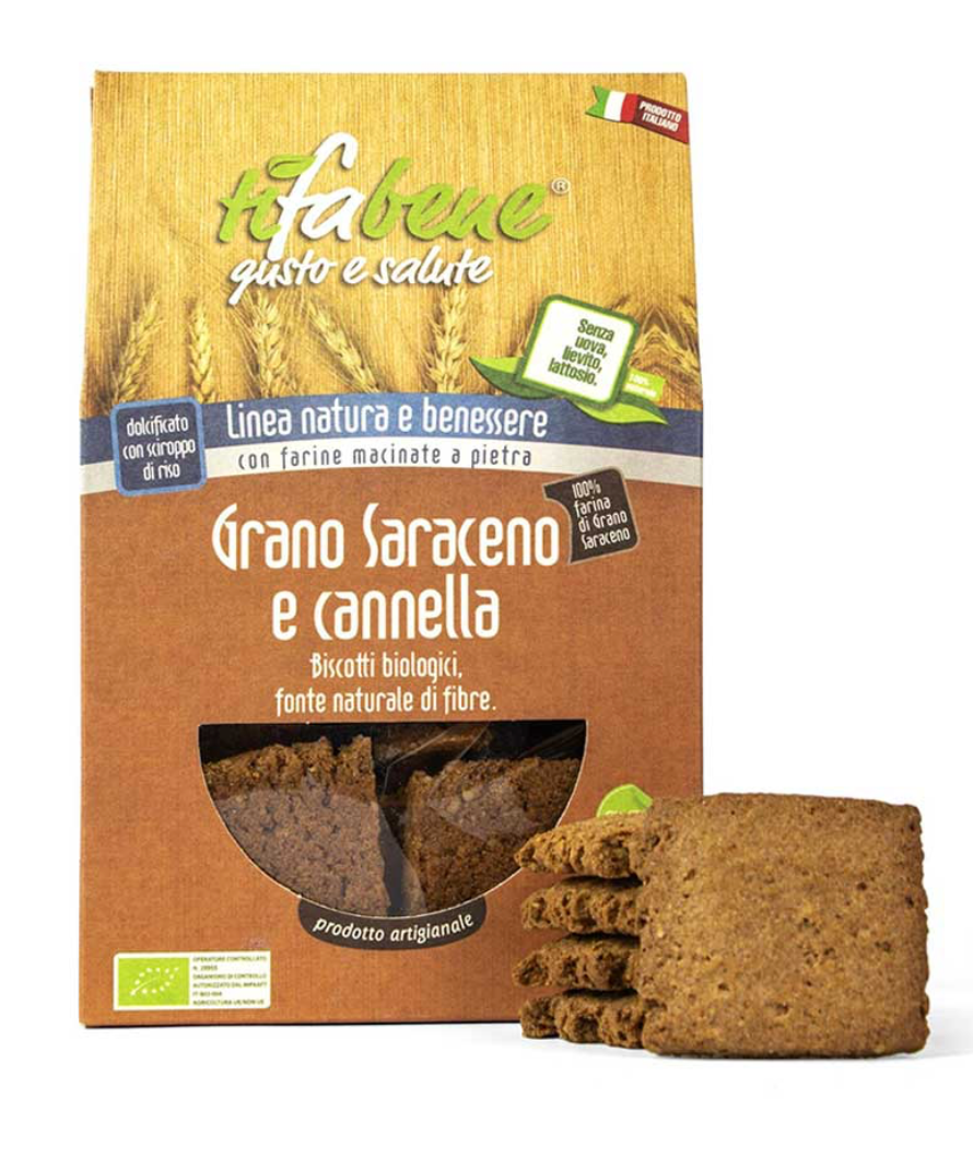 Biscotti grano saraceno e cannella biologici 250g