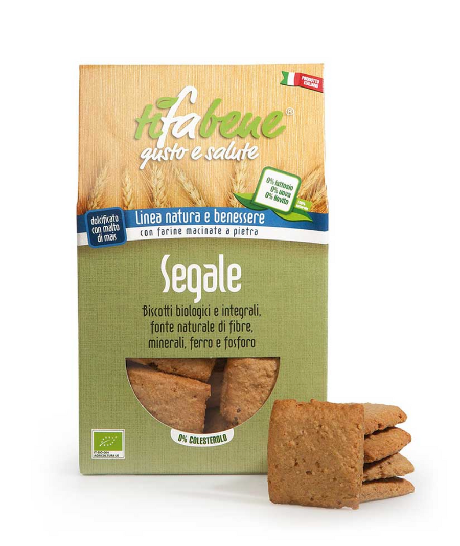 Biscotti di segale biologici e integrali 250g TiFaBeneBio
