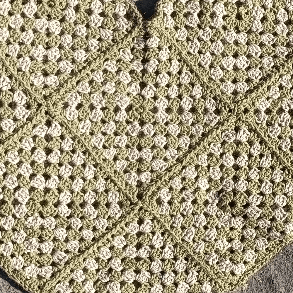 Borsetta Portofino all'uncinetto 33x33 cm Moh! MammeOperoseHandMade