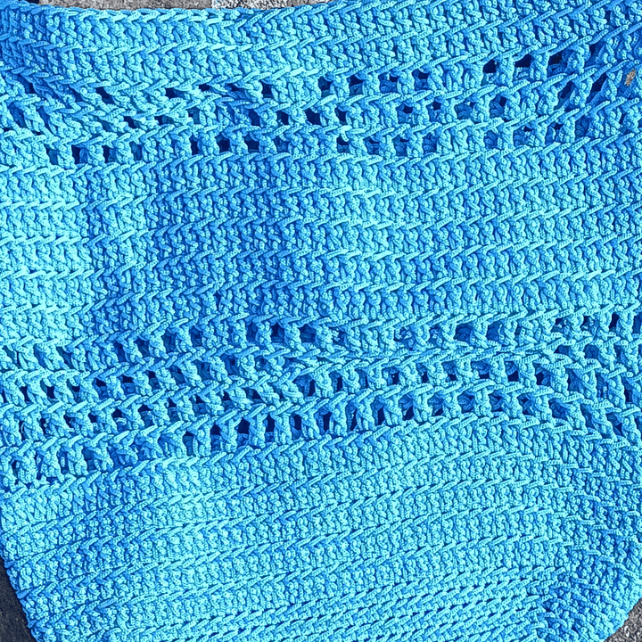Borsetta Rende all'uncinetto 34x34 cm Moh! MammeOperoseHandMade