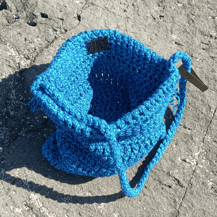 Borsetta Vernazza all'uncinetto 22x22 cm Moh! MammeOperoseHandMade