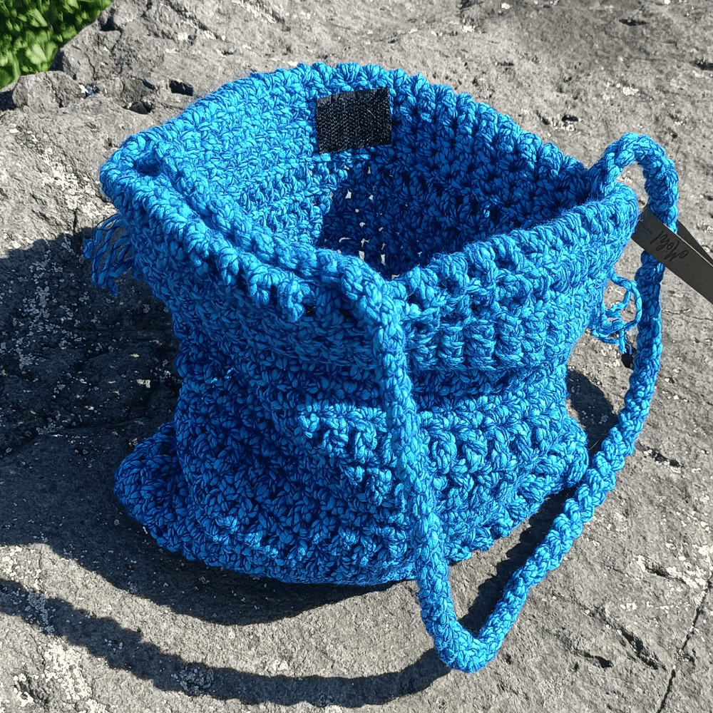 Borsetta Vernazza all'uncinetto 22x22 cm Moh! MammeOperoseHandMade
