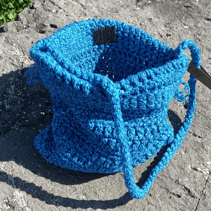 Borsetta Vernazza all'uncinetto 22x22 cm Moh! MammeOperoseHandMade