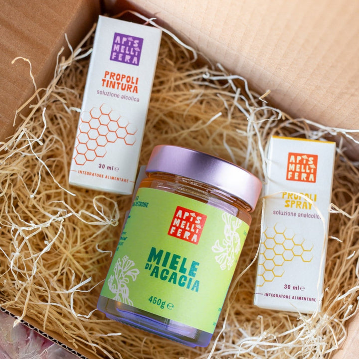 Box diFiore inFiore Propoli e miele di acacia Apis Mellifera