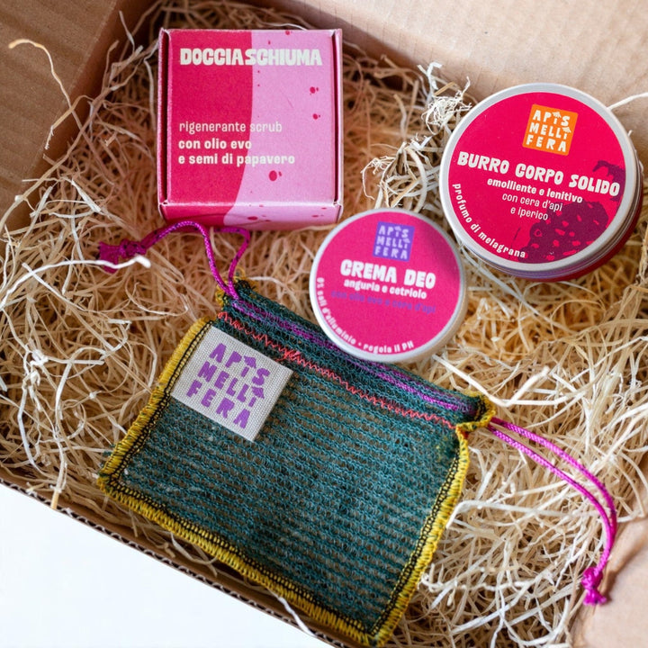 Box OntheRoad emolliente e rigenerante scrub Apis Mellifera