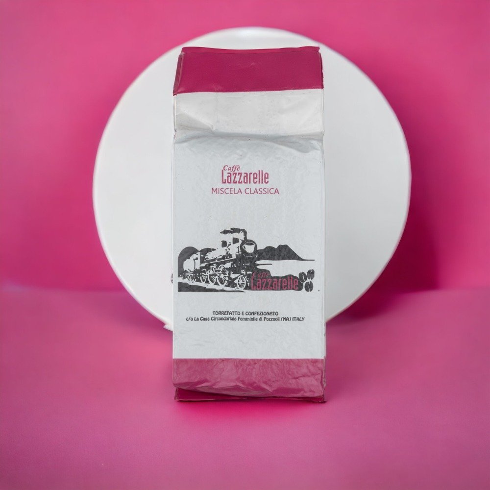 Caffè macinato moka miscela classica 250g Torrefazione Lazzarelle