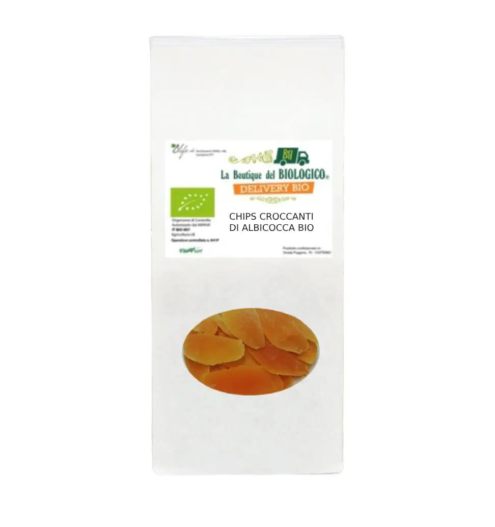 Chips croccanti di albicocche essiccate bio 25g