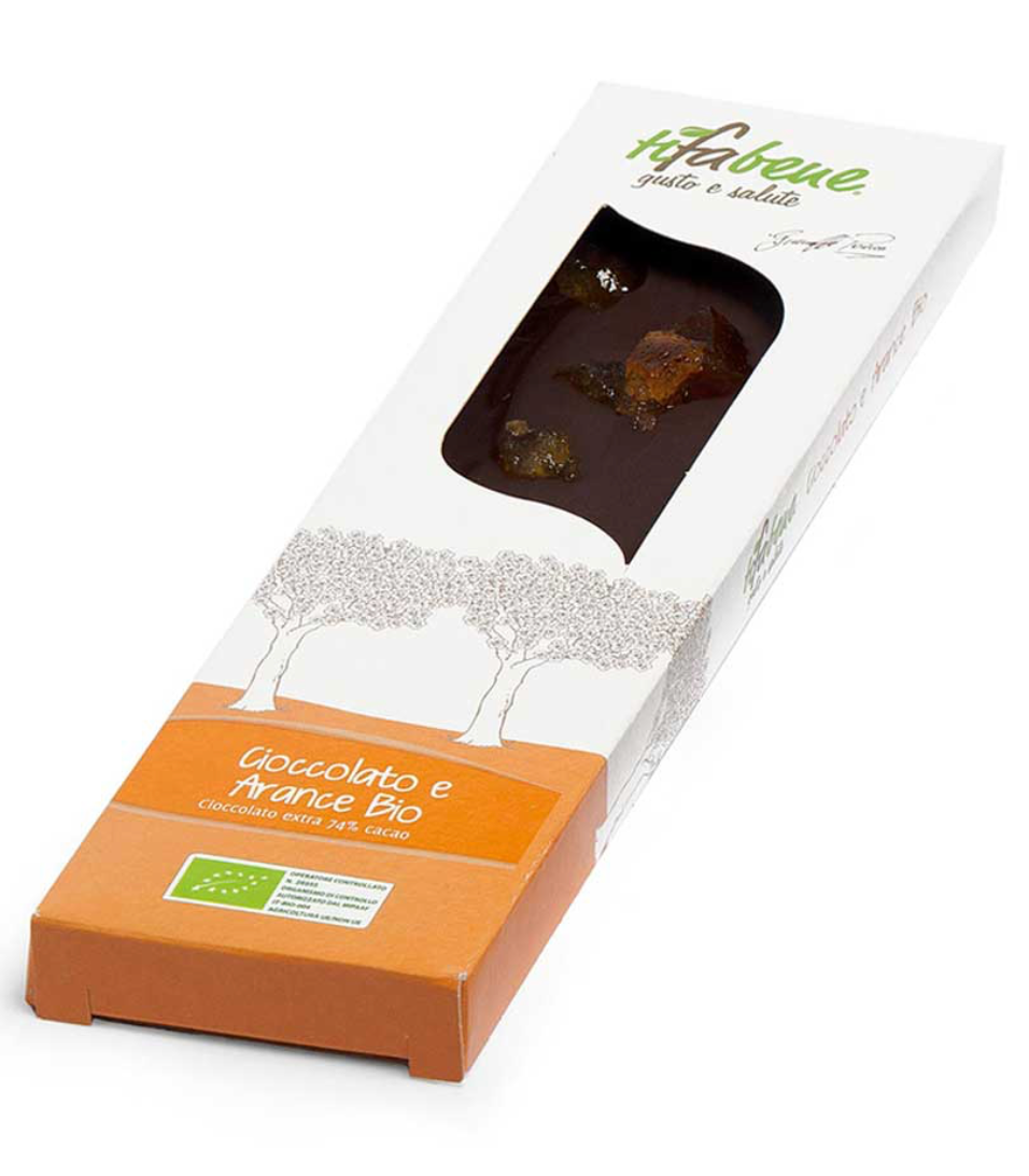 Cioccolato fondente extra 86% arancia bio 100g