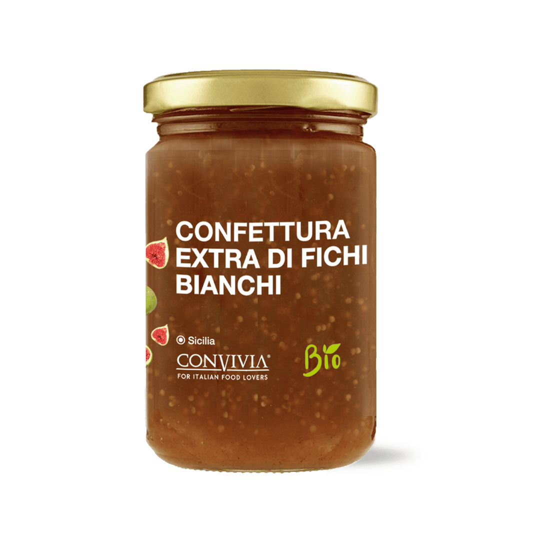 Confettura extra di fichi bianchi bio 360g CONVIVIA for italian food lovers