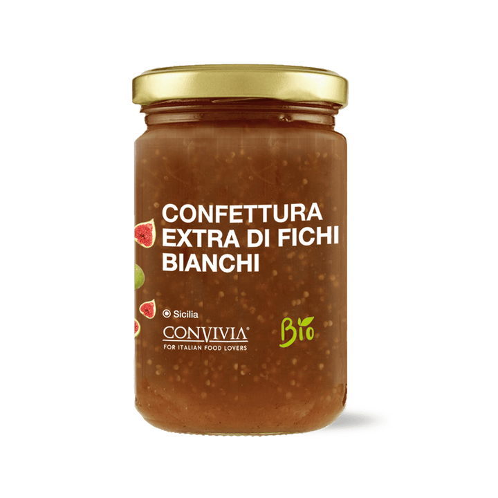 Confettura extra di fichi bianchi bio 360g CONVIVIA for italian food lovers