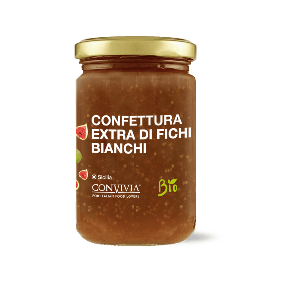 Confettura extra di fichi bianchi bio 360g CONVIVIA for italian food lovers