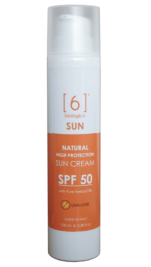 Crema solare alta protezione naturale SPF50 100ml 6biologico