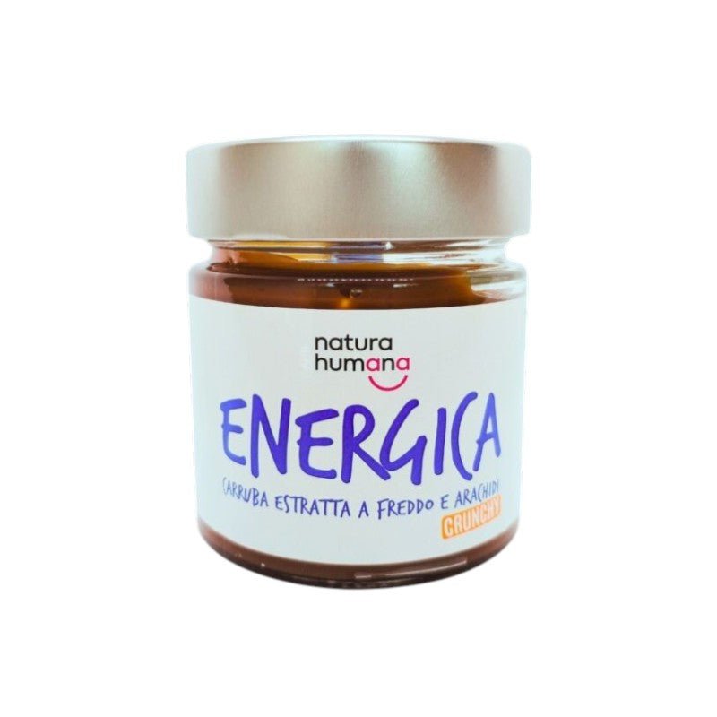 Crema spalmabile proteica Energica con carruba e arachidi 200g 1 pezzo Natura Humana