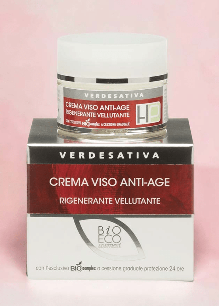 Crema viso Anti Age rigenerante vellutante BioComplex 30ml Verdesativa