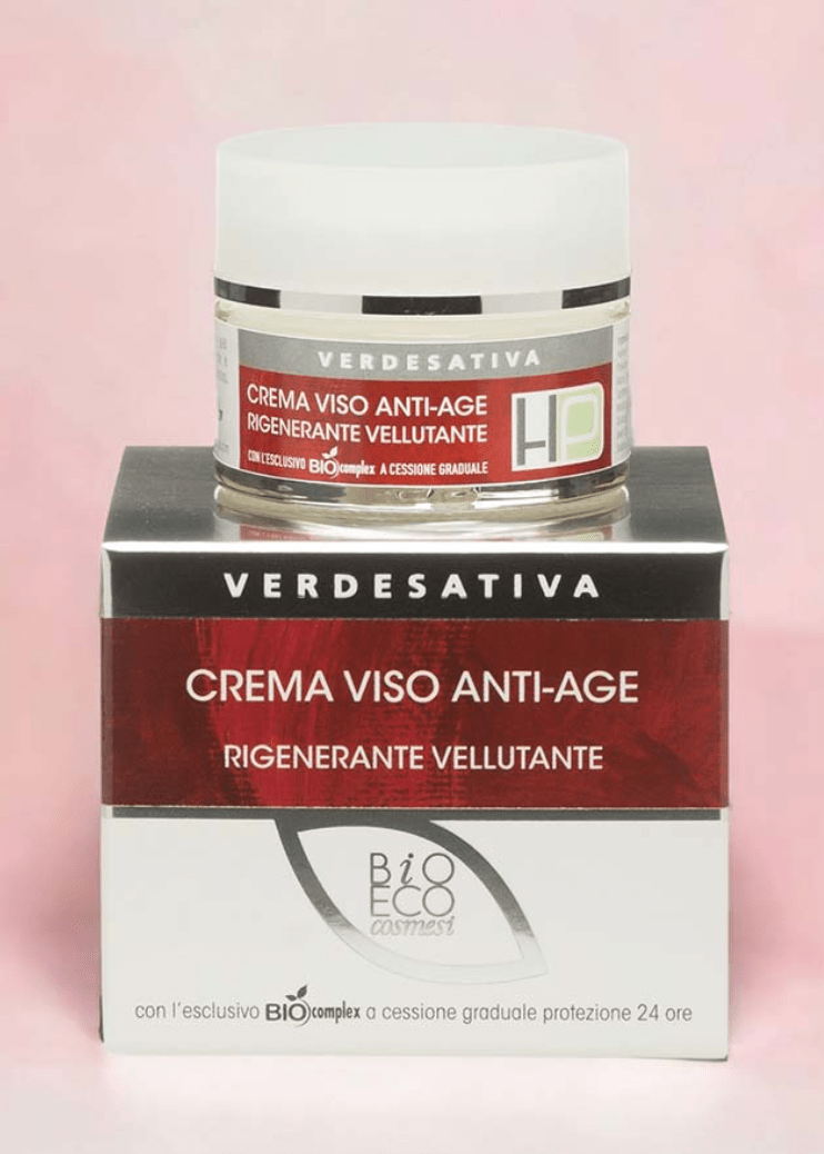 Crema viso Anti Age rigenerante vellutante BioComplex 30ml Verdesativa